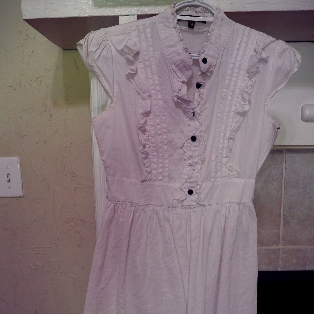 White casual dress